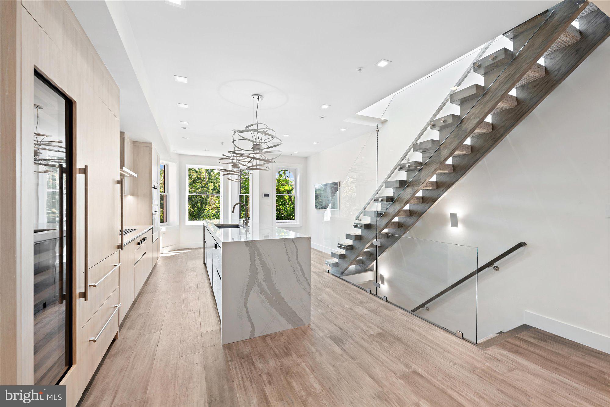 1777 T Street Northwest, Unit 5 Washington, DC 20009 - Photo 10 of 48 a view of entryway and hall with wooden floor