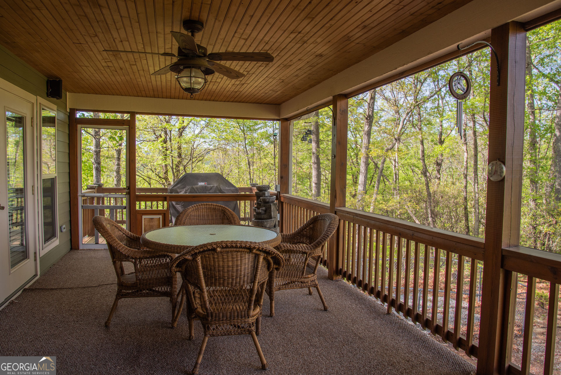 1176 Tiger Pass Drive Tiger, GA 30576 - Photo 26 of 67 a view of a dining room with furniture window and outside view