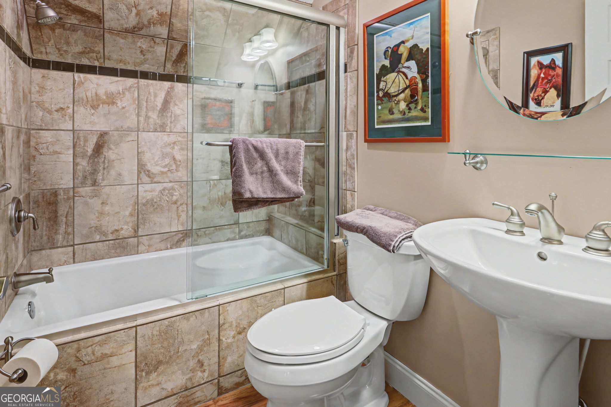 1176 Tiger Pass Drive Tiger, GA 30576 - Photo 37 of 67 a bath room with a toilet and a sink