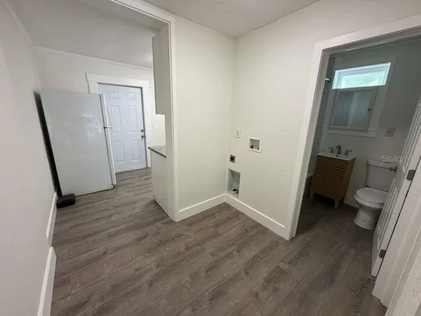wooden floor in a gallery