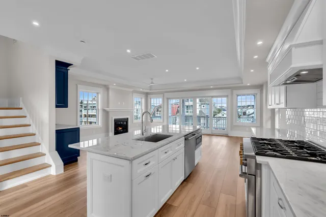 a view of balcony with city view