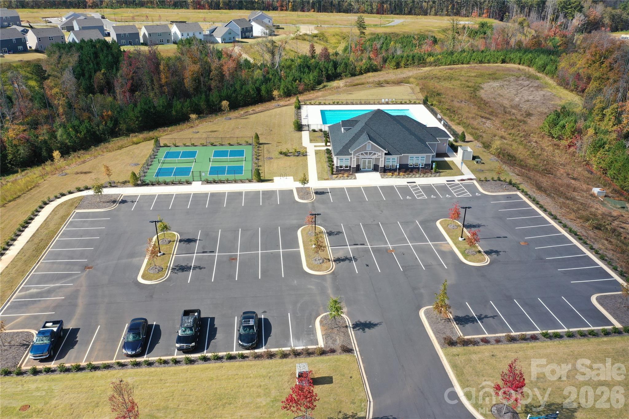 2015 Uplands Road Sherrills Ford, NC 28673 - Photo 16 of 19 an aerial view of residential houses with outdoor space