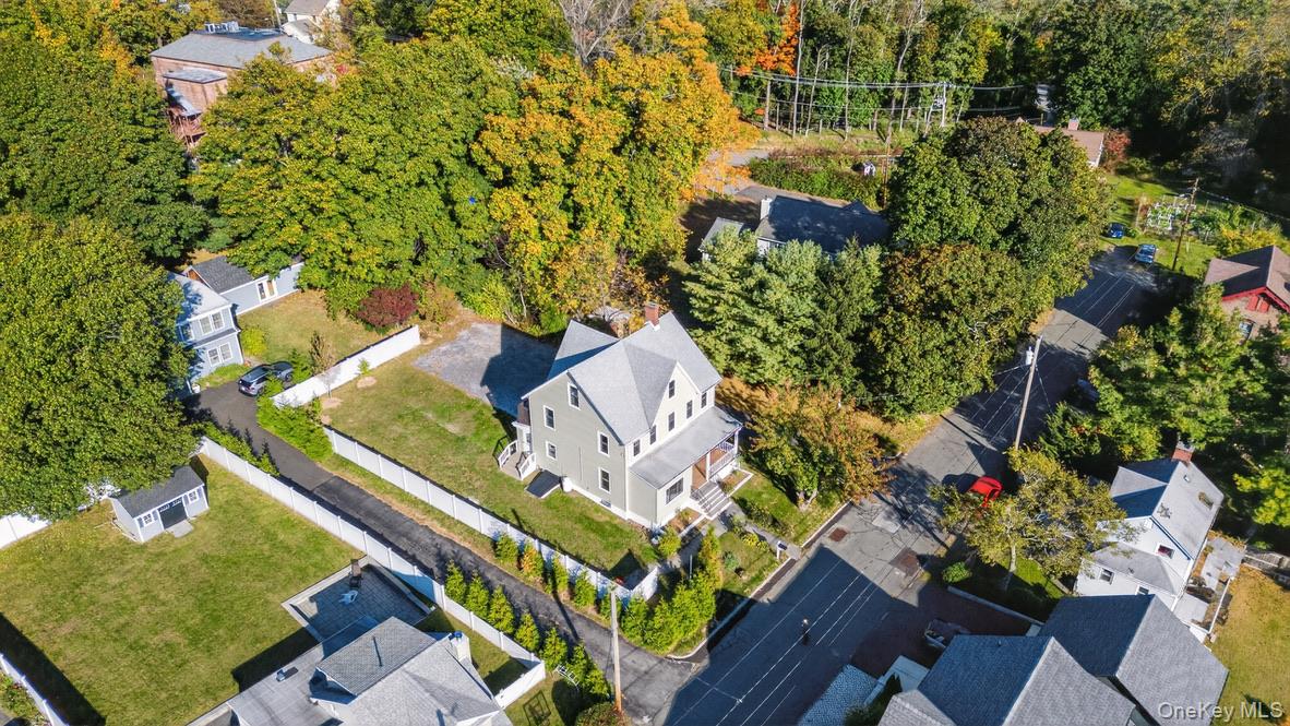 15 Paye Avenue Beacon, NY 12508 - Photo 31 of 36 an aerial view of a house with a yard and garden
