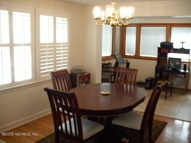 4135 Dover Road Jacksonville, FL 32207 - Photo 2 of 5 a view of a dining room with furniture window and outside view