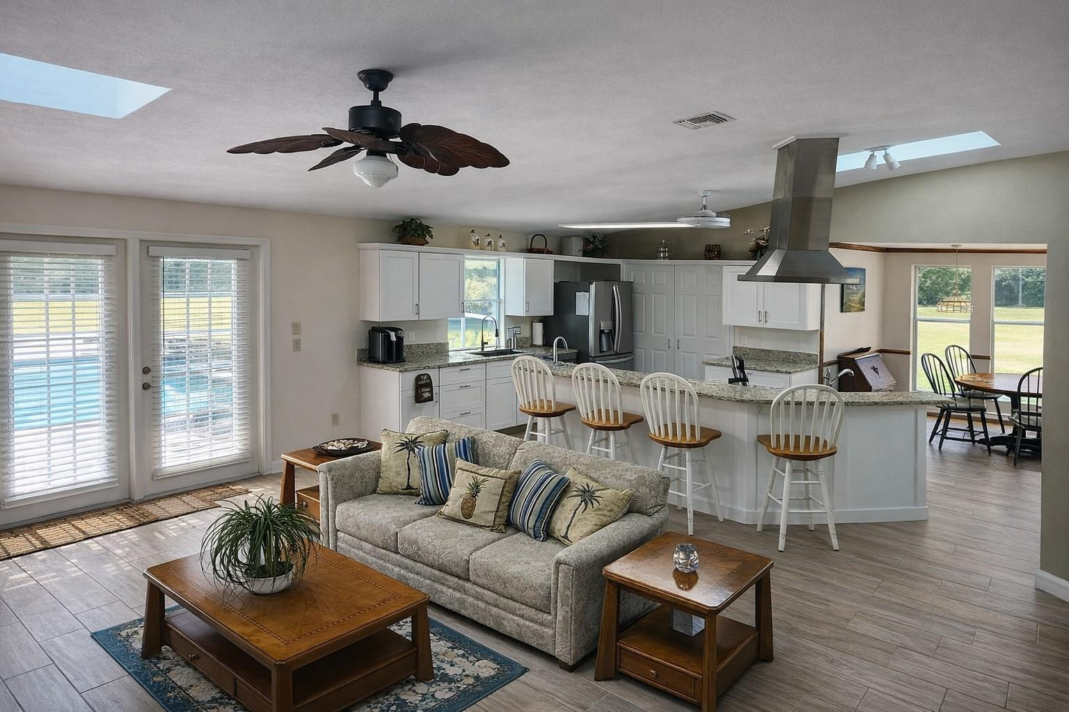 728 North Fischer Circle Sebastian, FL 32958 - Photo 5 of 23 a living room with furniture and a wooden floor