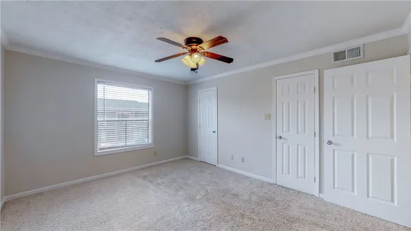 a view of small space with racks