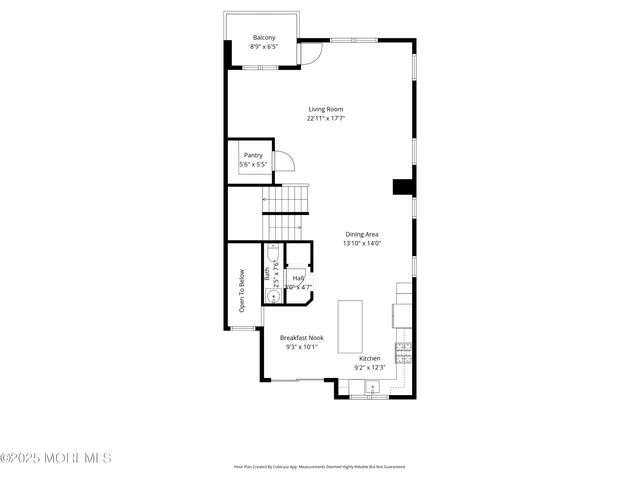 a picture of a bench in front of door