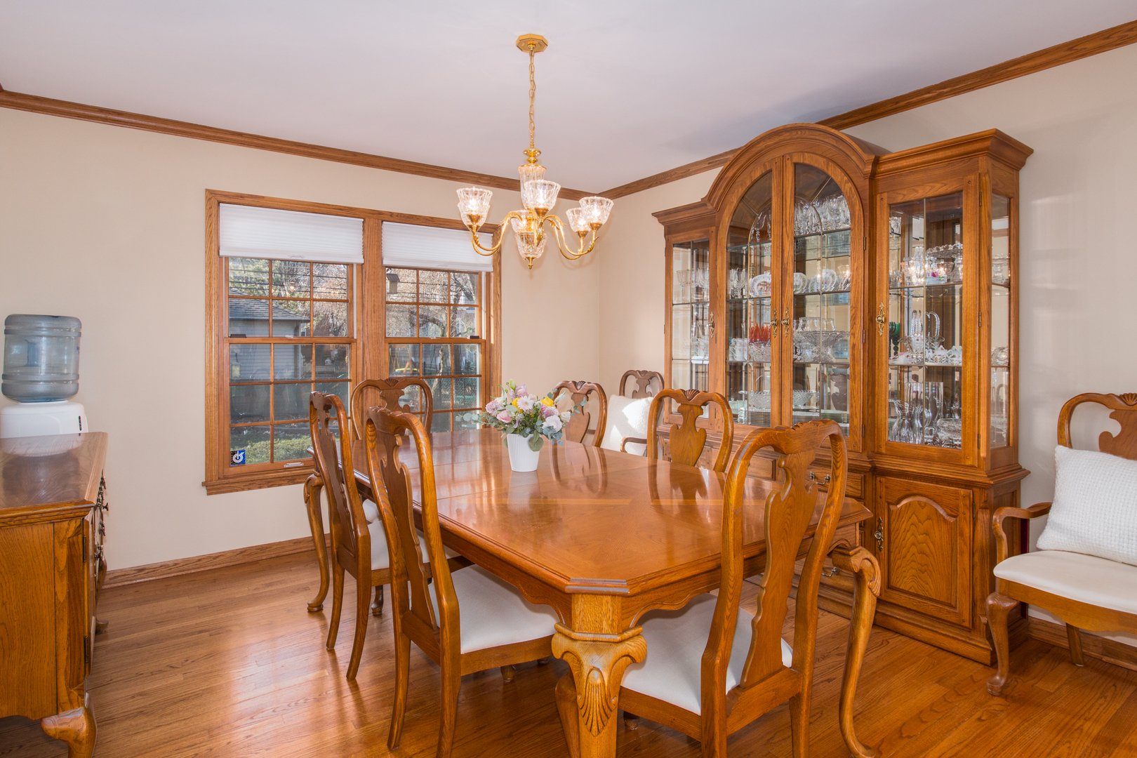 812 South Seminary Avenue Park Ridge, IL 60068 - Photo 15 of 35 a dining room with furniture a chandelier and wooden floor