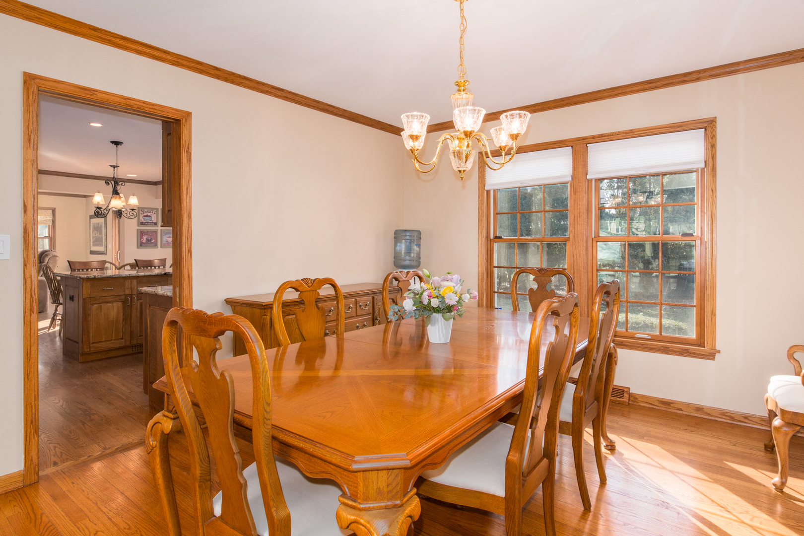 812 South Seminary Avenue Park Ridge, IL 60068 - Photo 16 of 35 a view of a dining room with furniture and a chandelier