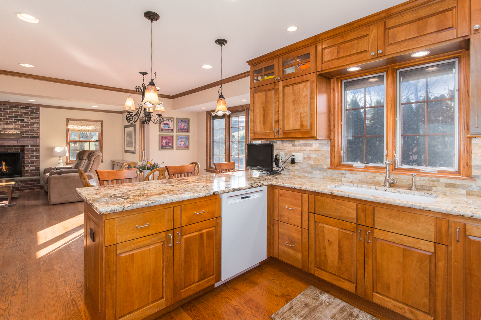 812 South Seminary Avenue Park Ridge, IL 60068 - Photo 2 of 35 a large kitchen with a large window and cabinets