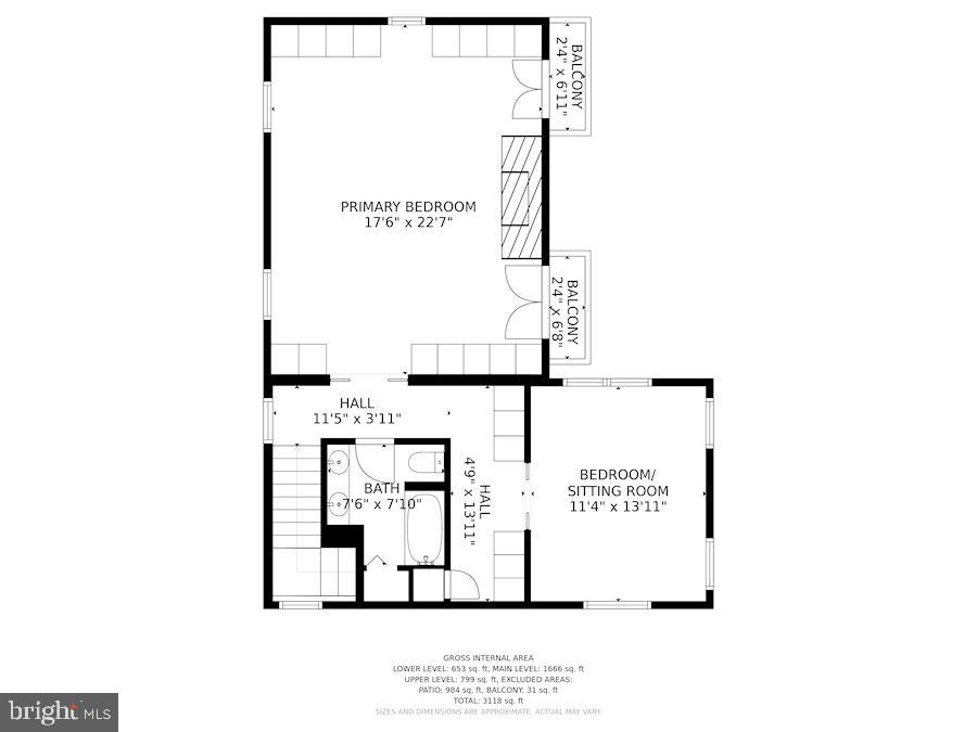 3707 Jones Bridge Road Chevy Chase, MD 20815 - Photo 68 of 71 Upper level