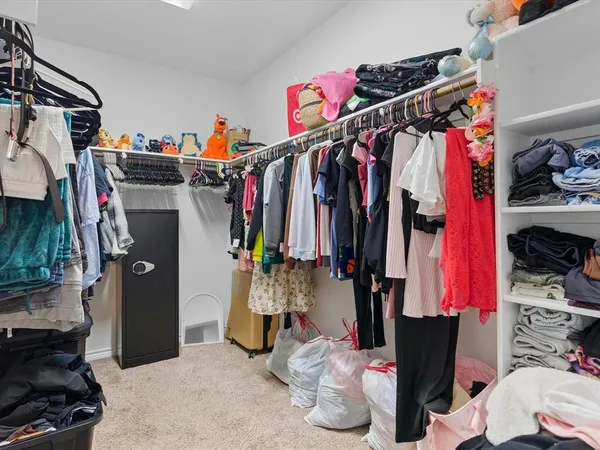 a walk in closet