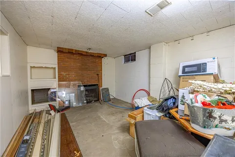 a room with gym equipment