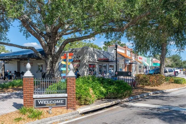 a sign on the side of a road