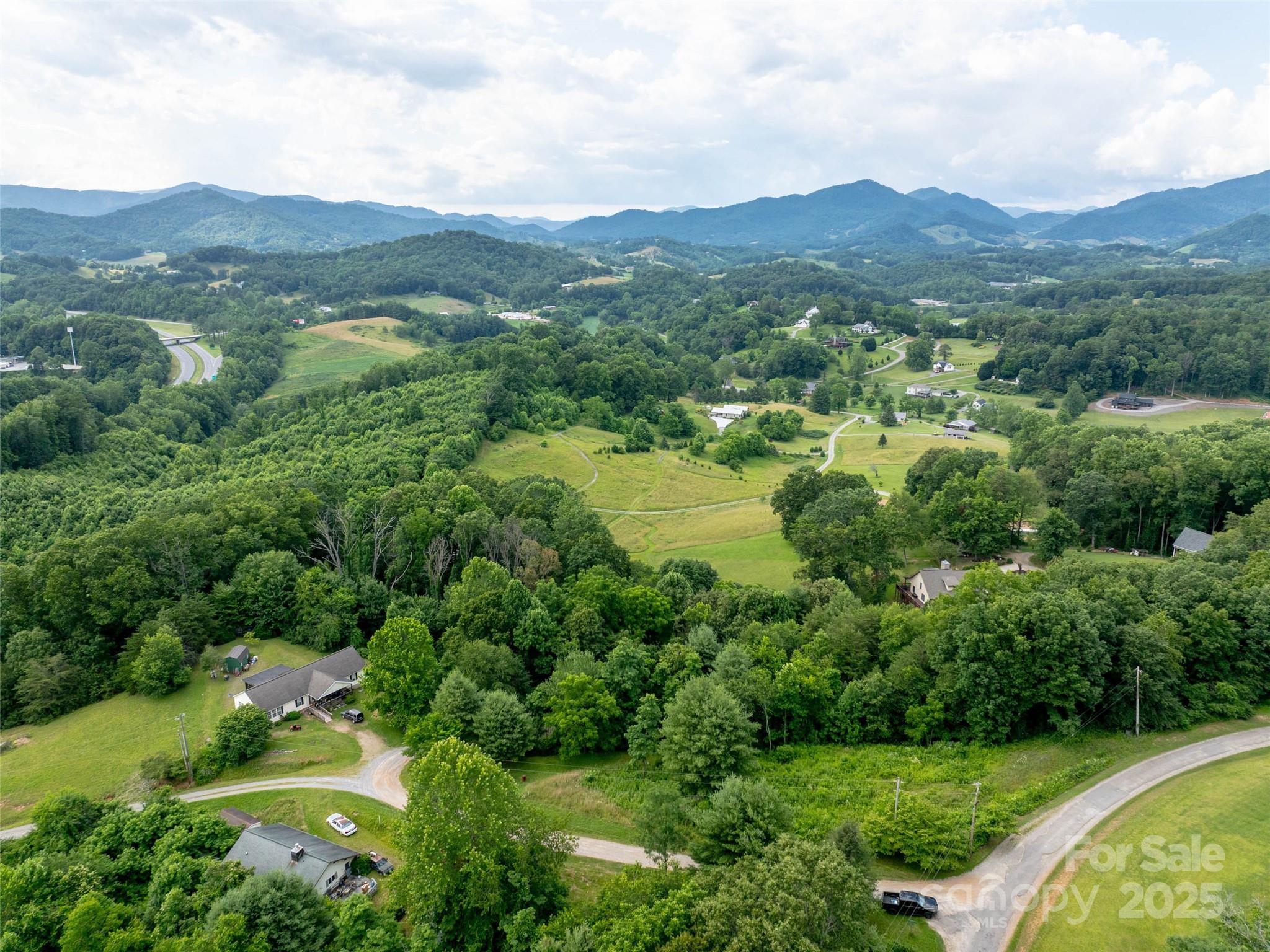 40 Sedgefield Place Clyde, NC 28721 - Photo 15 of 15 a view of a lush green hillside and houses