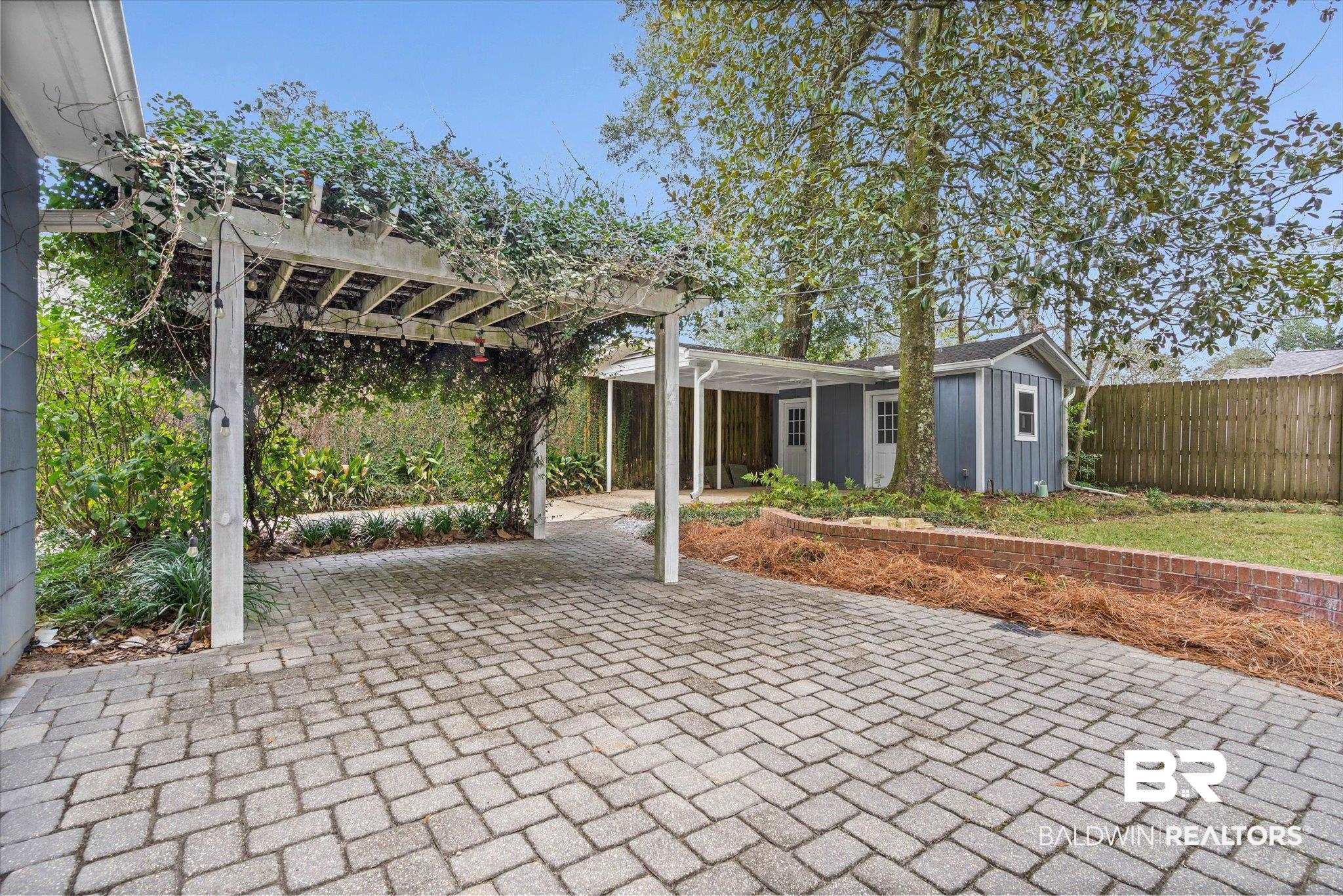 11 York Place Mobile, AL 36608 - Photo 18 of 24 View of patio with a pergola