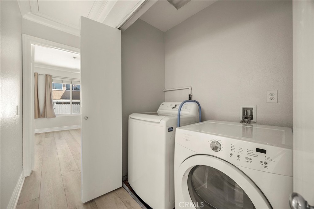 25885 Trabuco Road, Unit 101 Lake Forest, CA 92630 - Photo 25 of 28 LAUNDRY AREA WITH WASHER AND DRYER