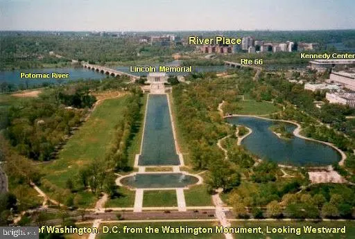 a view of lake and mountain