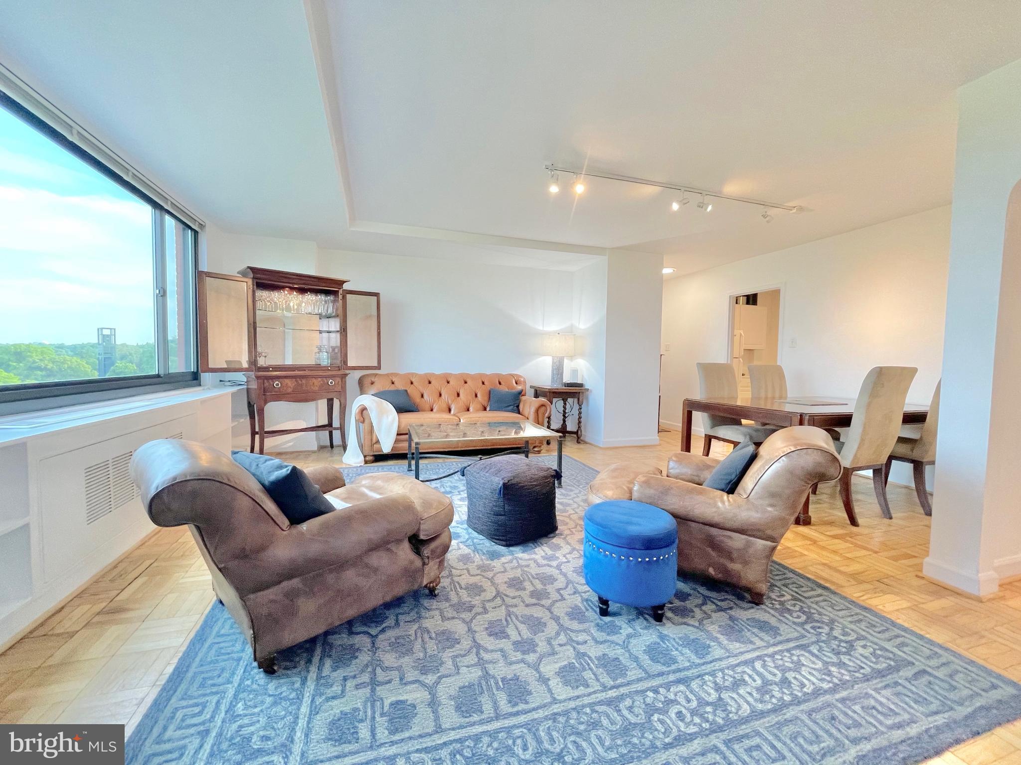1011 Arlington Boulevard, Unit 930 Arlington, VA 22209 - Photo 7 of 42 a living room with furniture and a rug