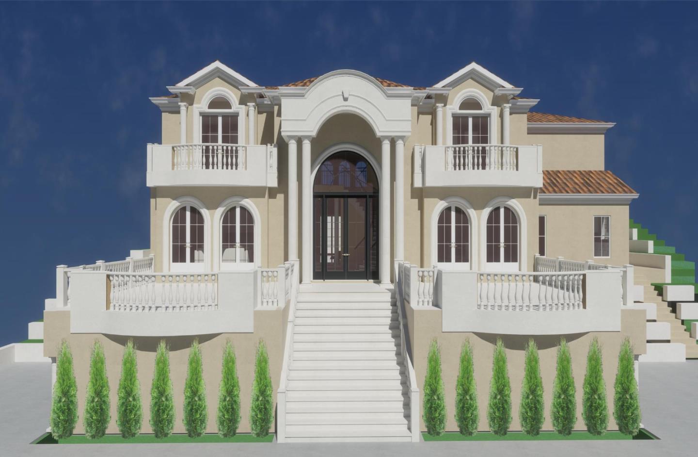 7111 Echo Loop San Jose, CA 95120 - Photo 4 of 4 a view of a brick house with large windows