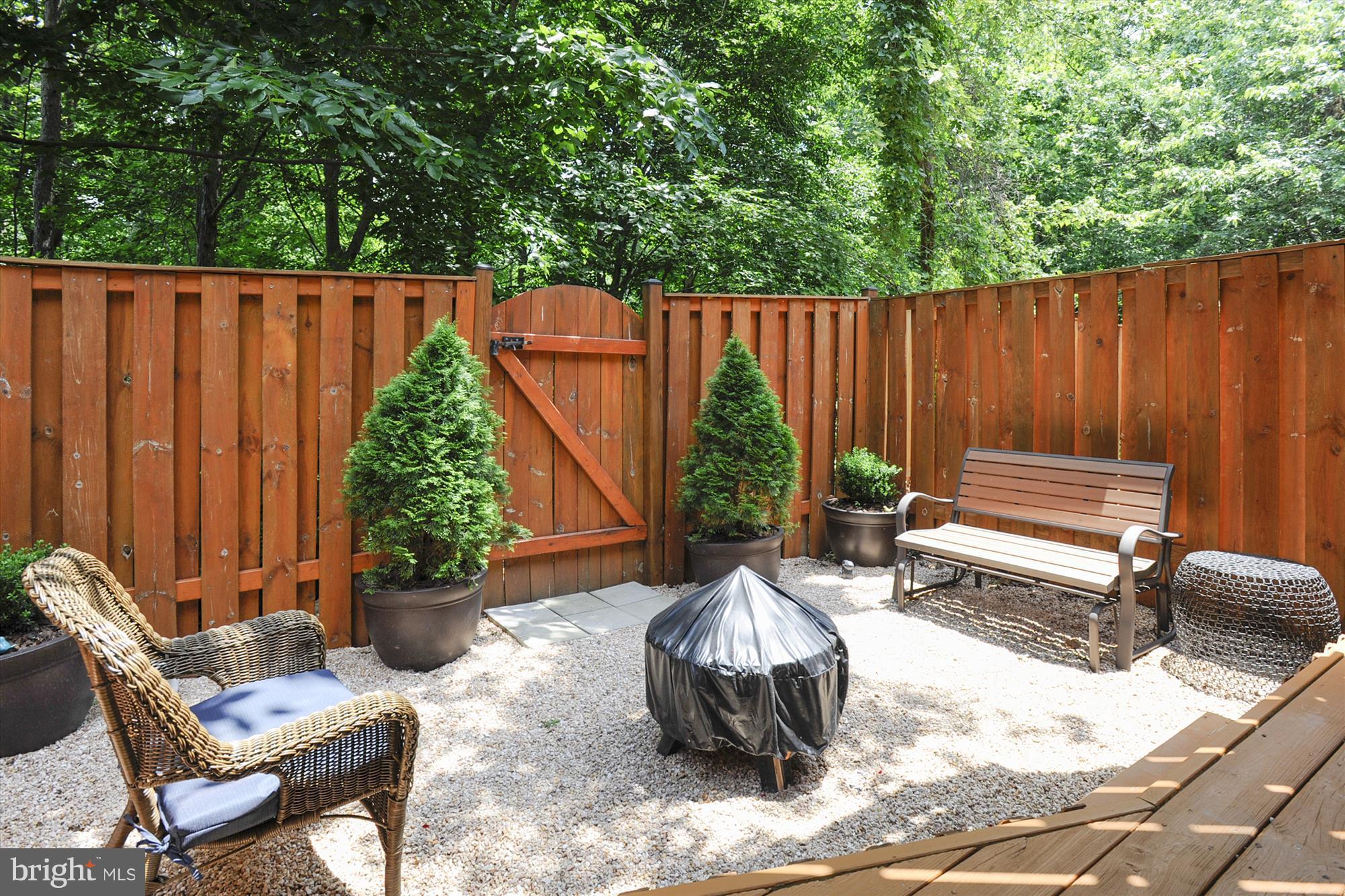 8428 Springfield Oaks Drive Springfield, VA 22153 - Photo 4 of 30 Private backyard space
