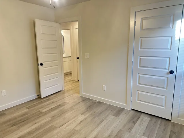 wooden floor in an empty room
