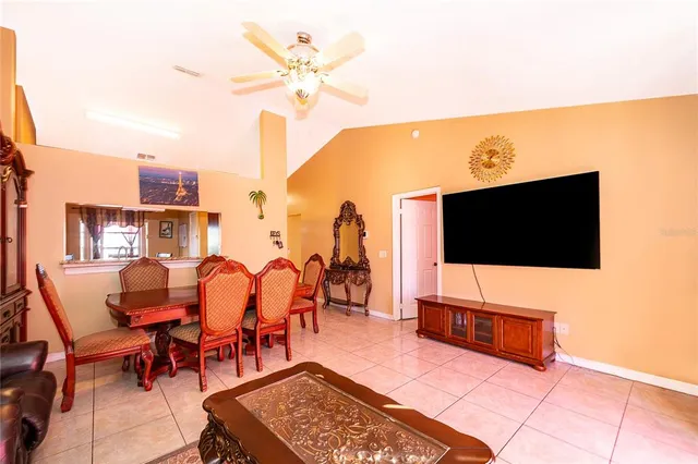 a view of a livingroom with furniture