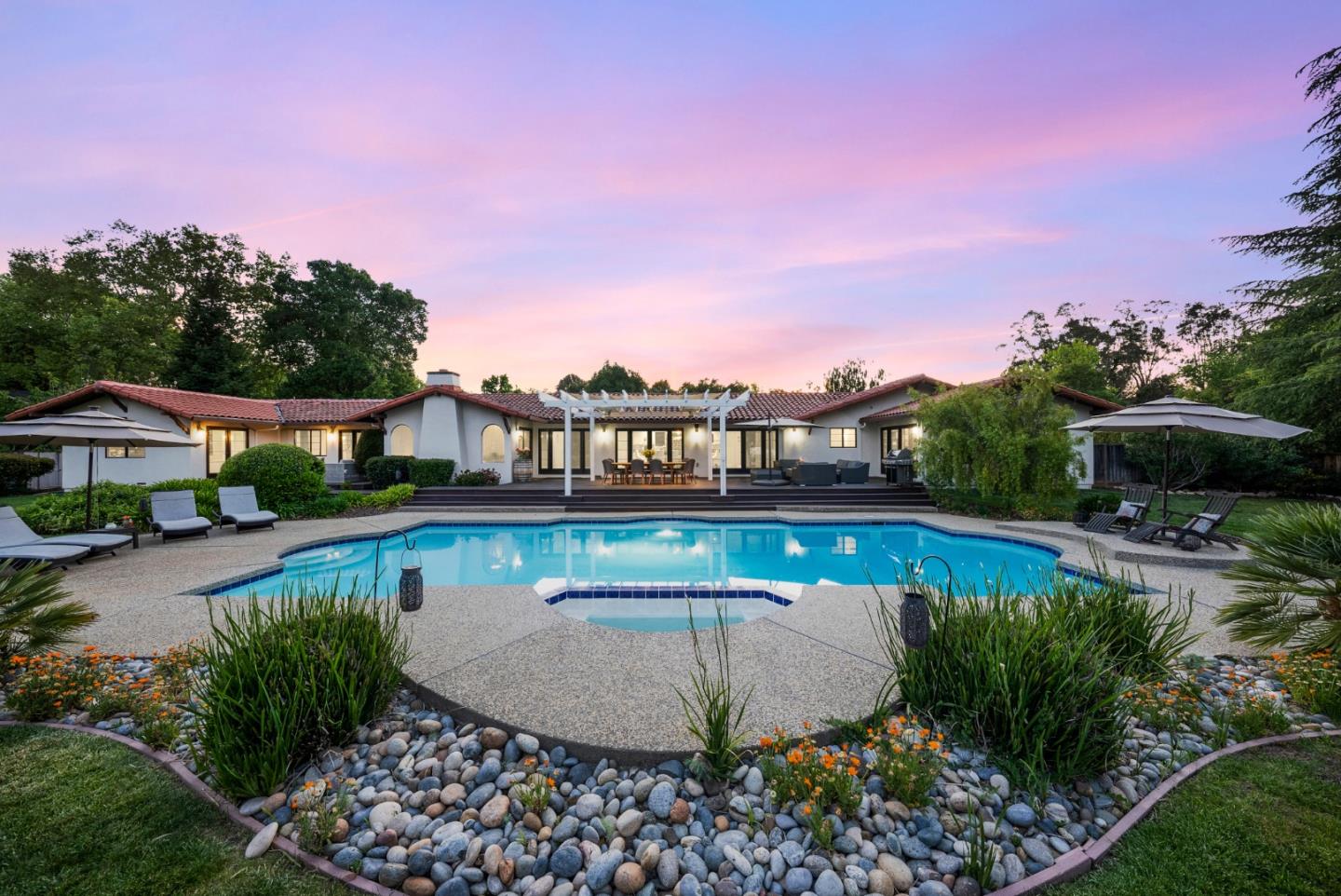 15162 Alma Jo Court Monte Sereno, CA 95030 - Photo 4 of 4 a view of a house with a yard and sitting area