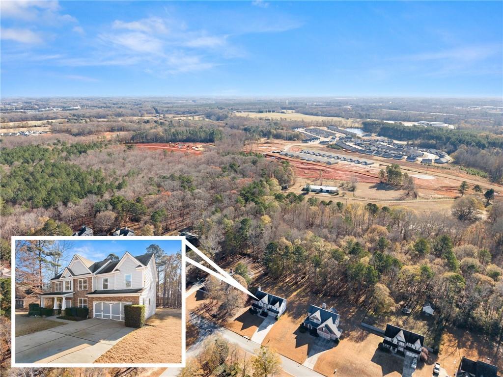 725 Larry Lane Winder, GA 30680 - Photo 59 of 62 an aerial view of house with yard
