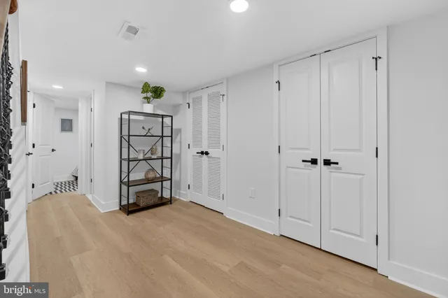 a view of a livingroom with a cabinet
