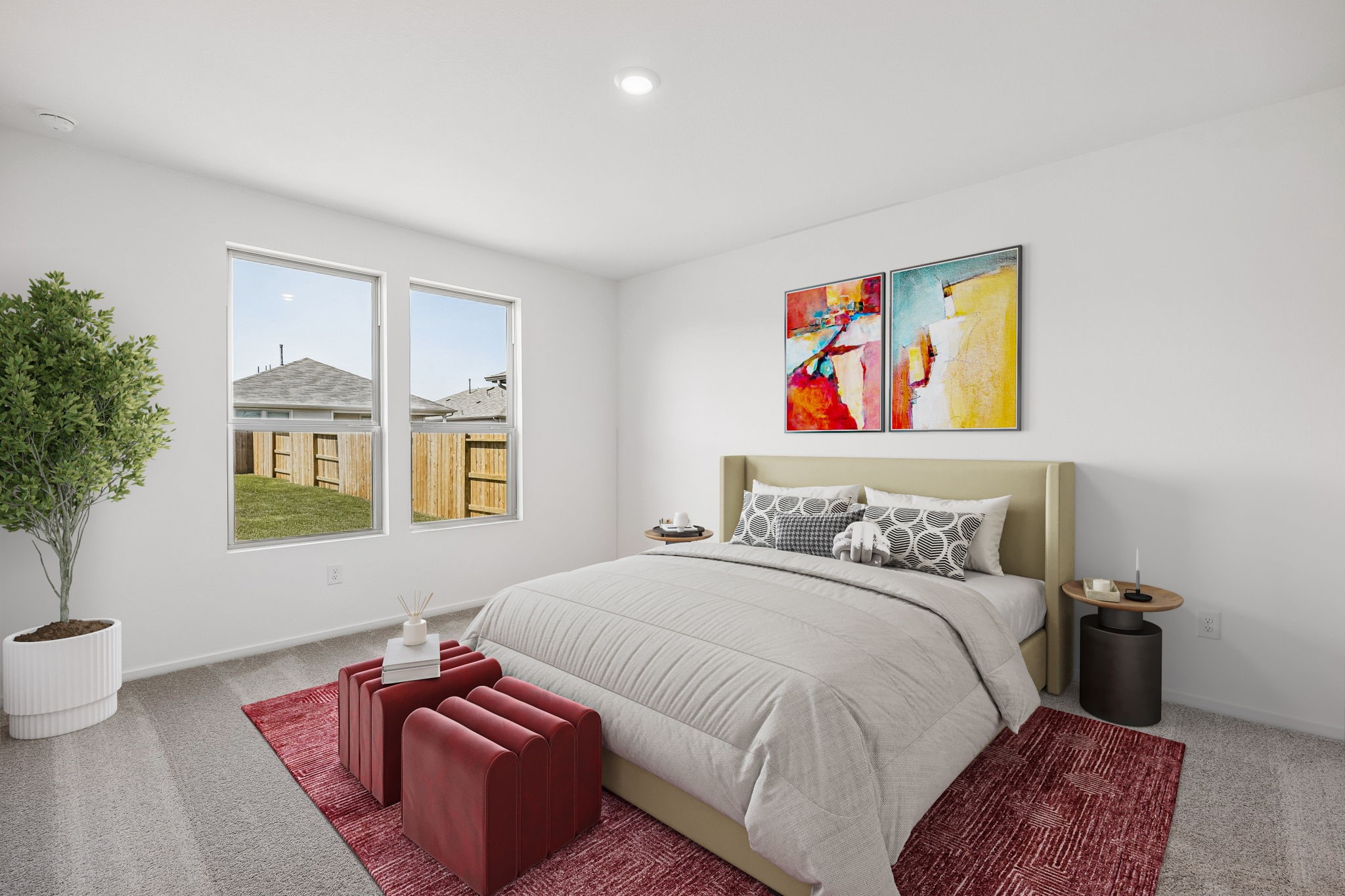 15015 Rustic Moon Road Conroe, TX 77302 - Photo 31 of 34 a bedroom with a bed and wooden floor