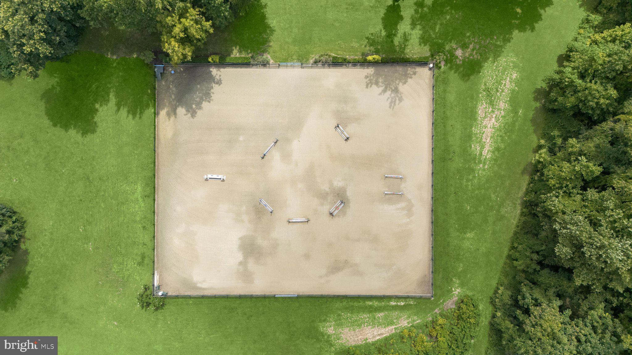 222 South River Clubhouse Road Edgewater, MD 21037 - Photo 110 of 133 Aerial View of Outdoor Riding Arena