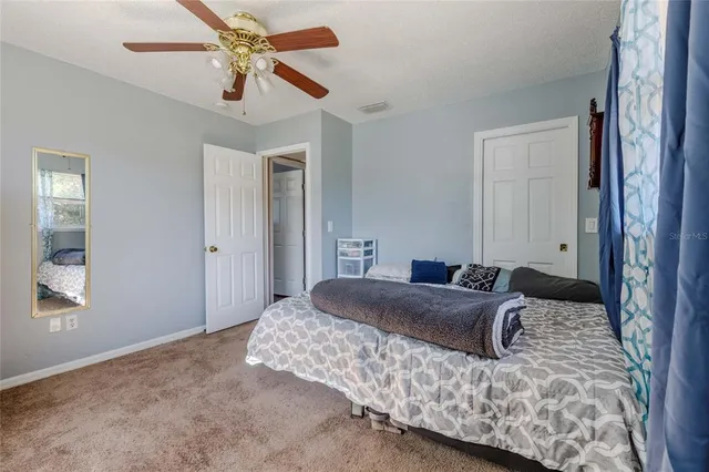 a view of a garage and car parked