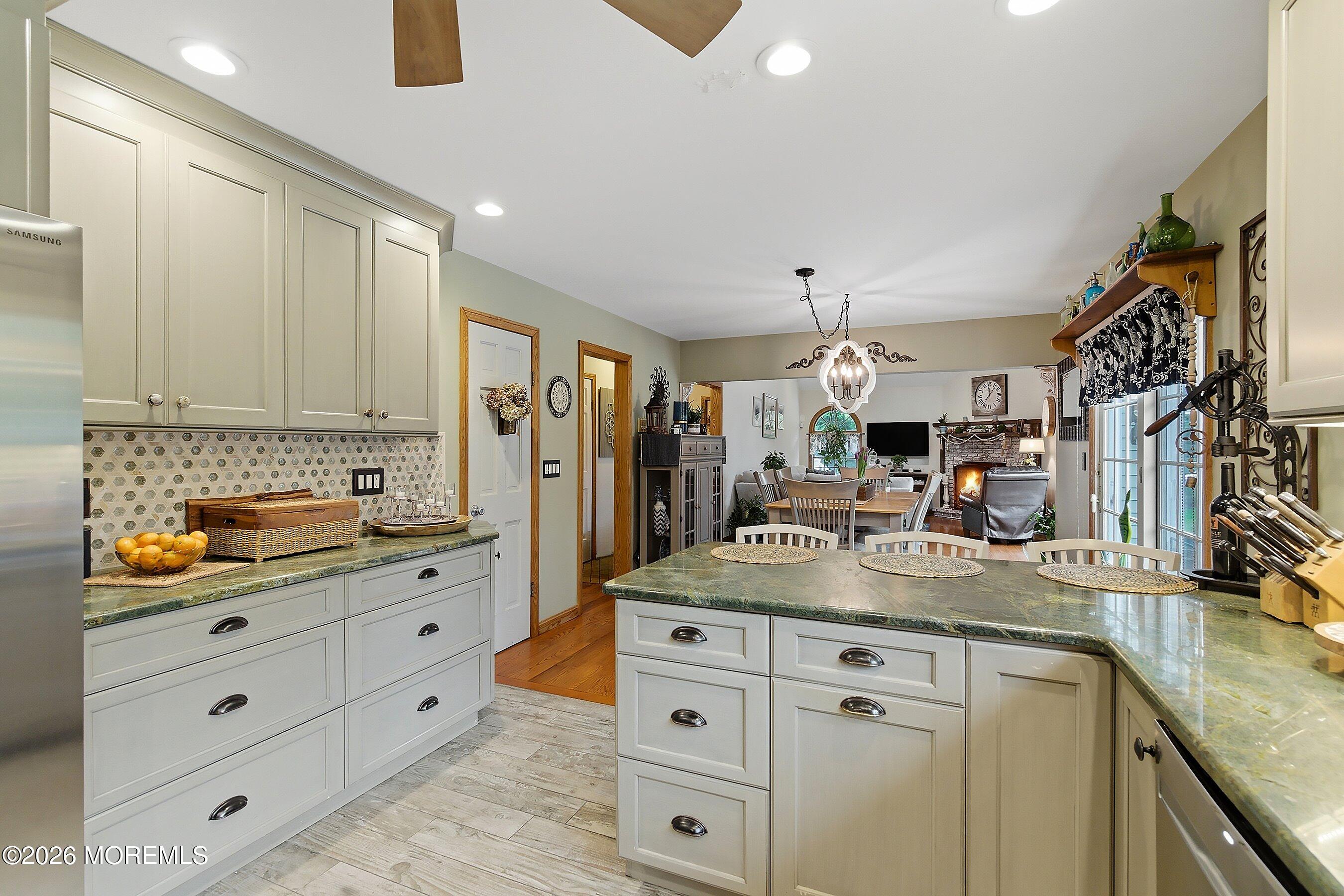 107 Frog Hollow Road Forked River, NJ 08731 - Photo 16 of 52 16-Kitchen 1B with fire
