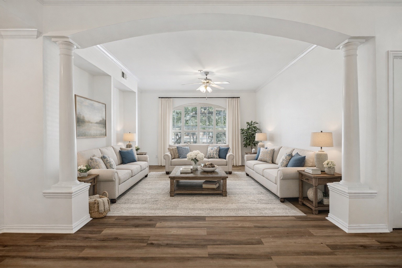 2111 Welch Street, Unit A103 Houston, TX 77019 - Photo 7 of 24 a living room with furniture and a large window