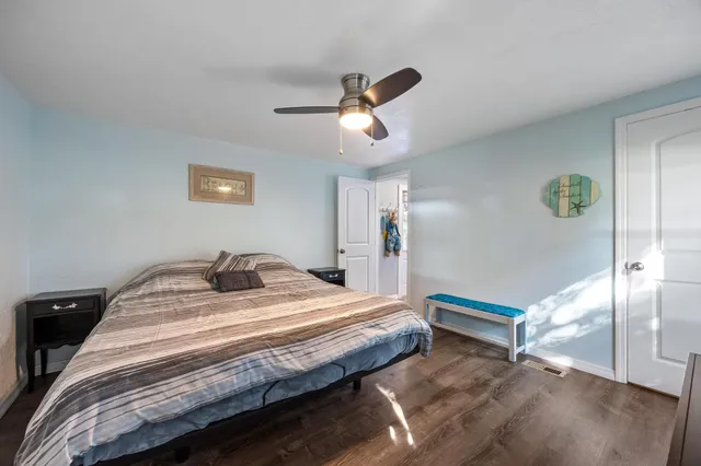 a view of balcony with furniture and wooden deck