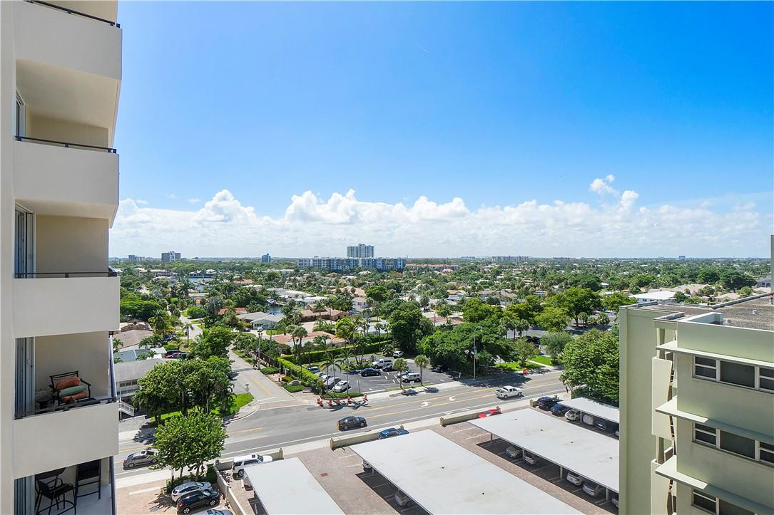 1900 South Ocean Boulevard, Unit 10J Pompano Beach, FL 33062 - Photo 19 of 36 VIEW TO WEST FROM BALCONY
