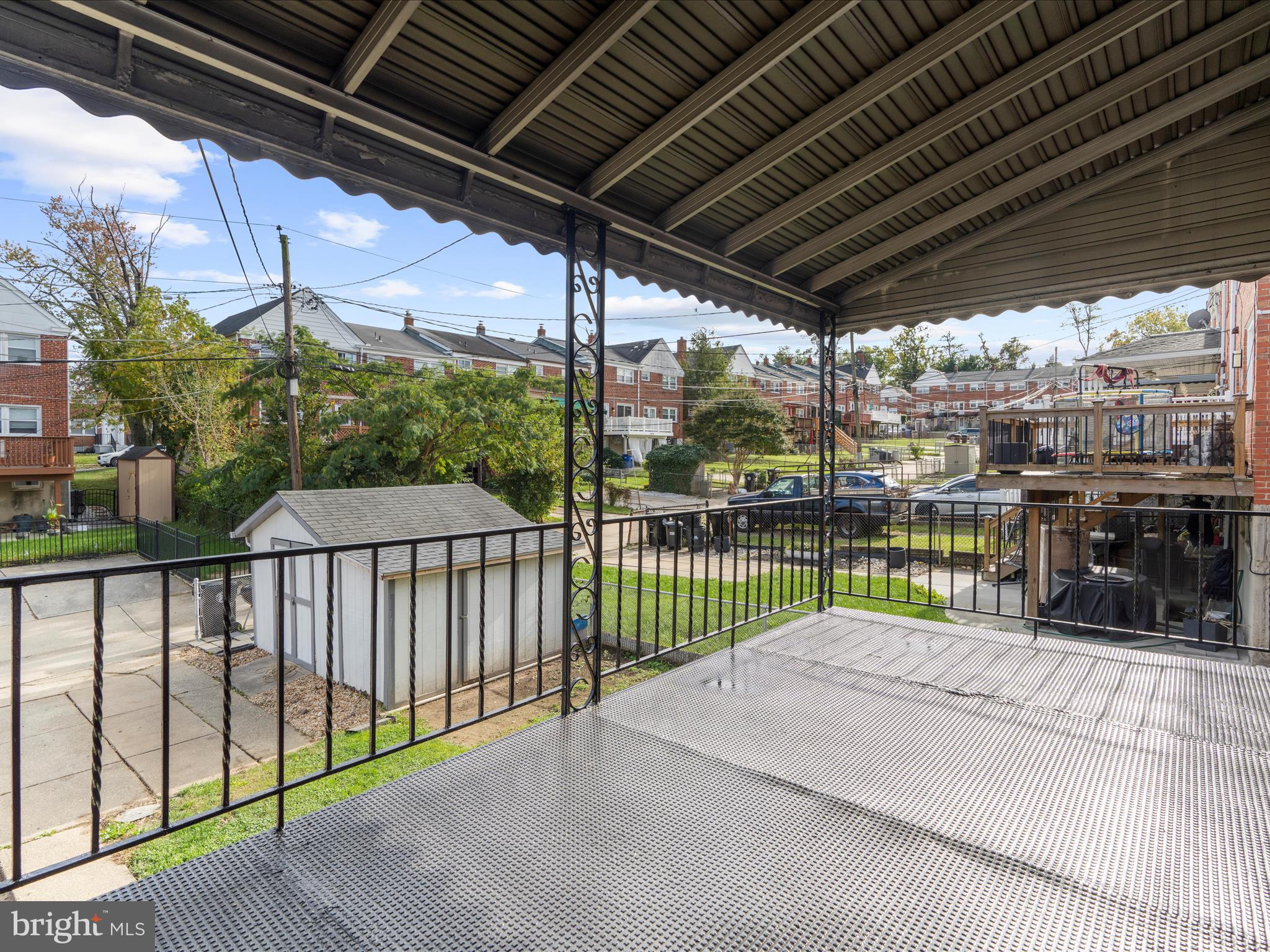 1427 Barrett Road Baltimore, MD 21207 - Photo 35 of 40 a view of a balcony with city