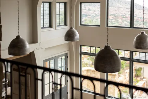 a front view of a window