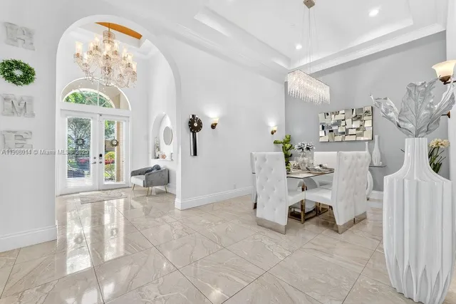 a view of livingroom with furniture and a flat screen tv