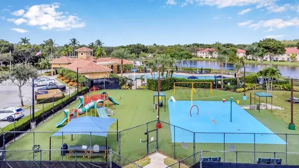 a view of a swimming pool and a chairs