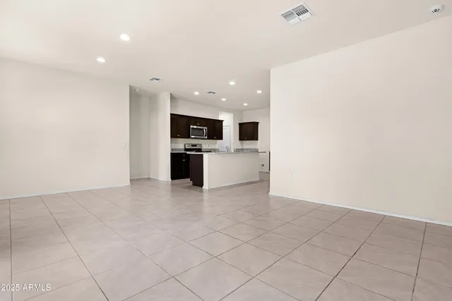 a view of kitchen and microwave