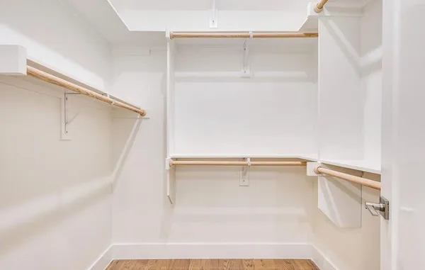 a view of walk in closet