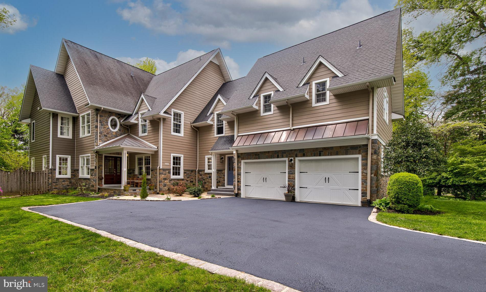 220 Old Lancaster Road Devon, PA 19333 - Photo 2 of 50 attractive copper pent roof over garage