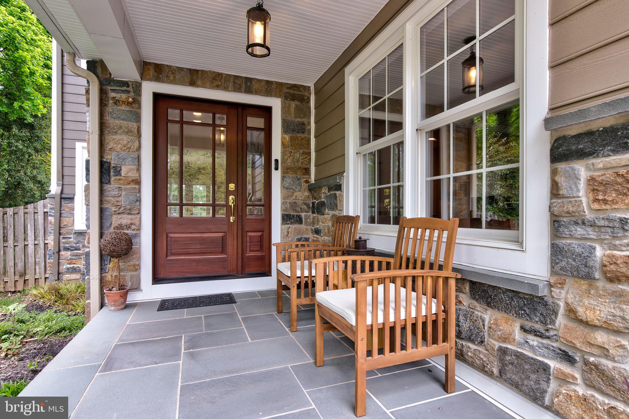 220 Old Lancaster Road Devon, PA 19333 - Photo 3 of 50 refurbished front entrance