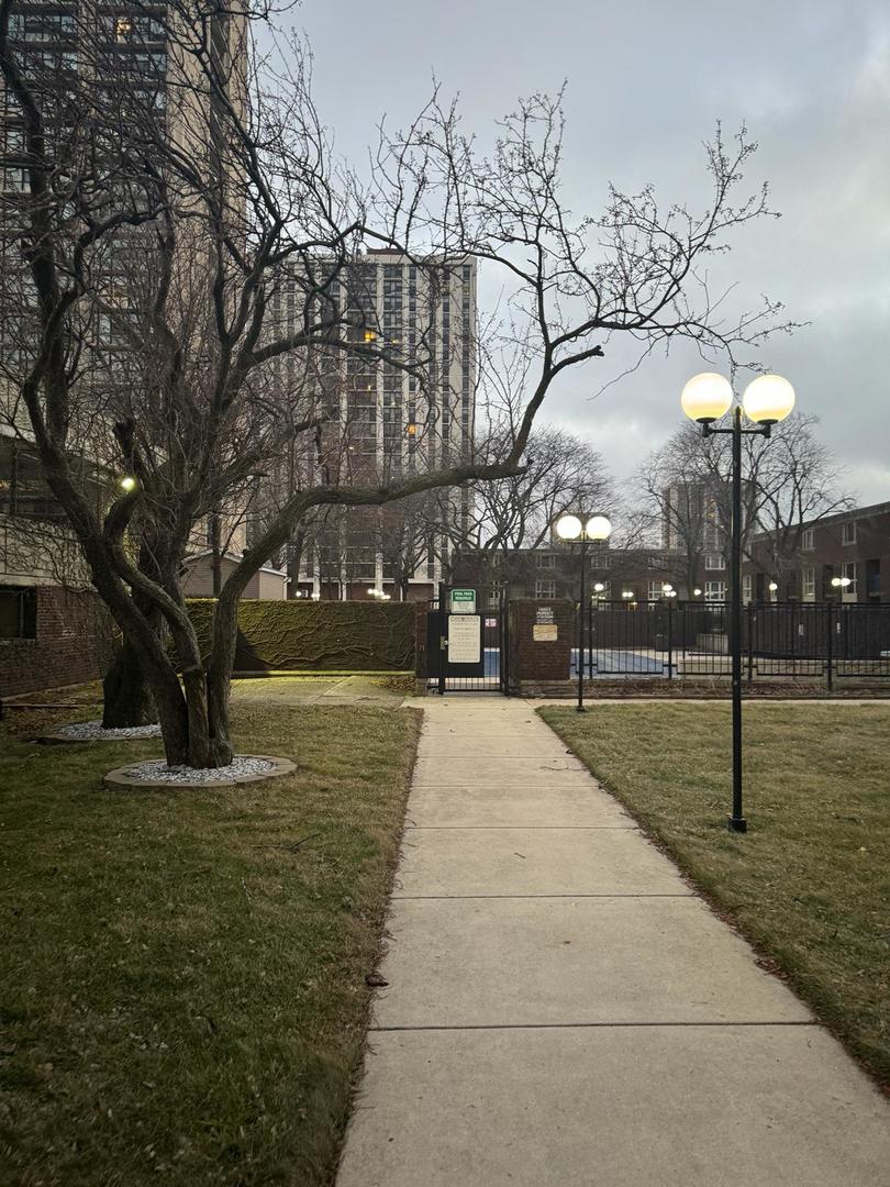 2605 South Indiana Avenue, Unit 606 Chicago, IL 60616 - Photo 29 of 34 a view of yard with tree in front
