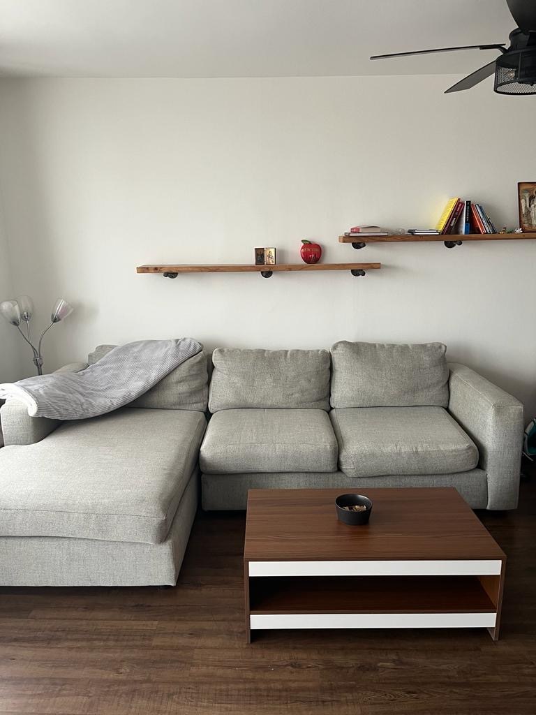 2605 South Indiana Avenue, Unit 606 Chicago, IL 60616 - Photo 10 of 34 a living room with a couch and a wooden floor