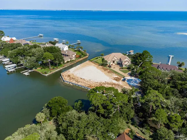 a view of a lake with a mountain