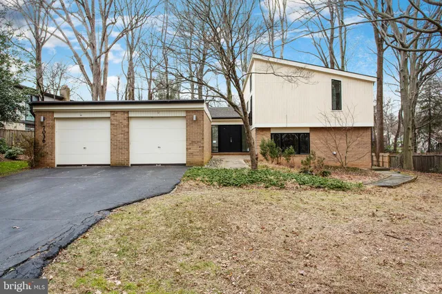 a view of a house with a snow