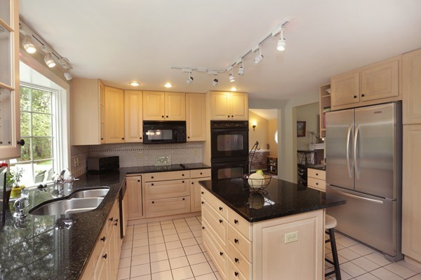 5 Silverbrook Road Boxford, MA 01921 - Photo 7 of 29 a kitchen with granite countertop a sink appliances cabinets and counter space